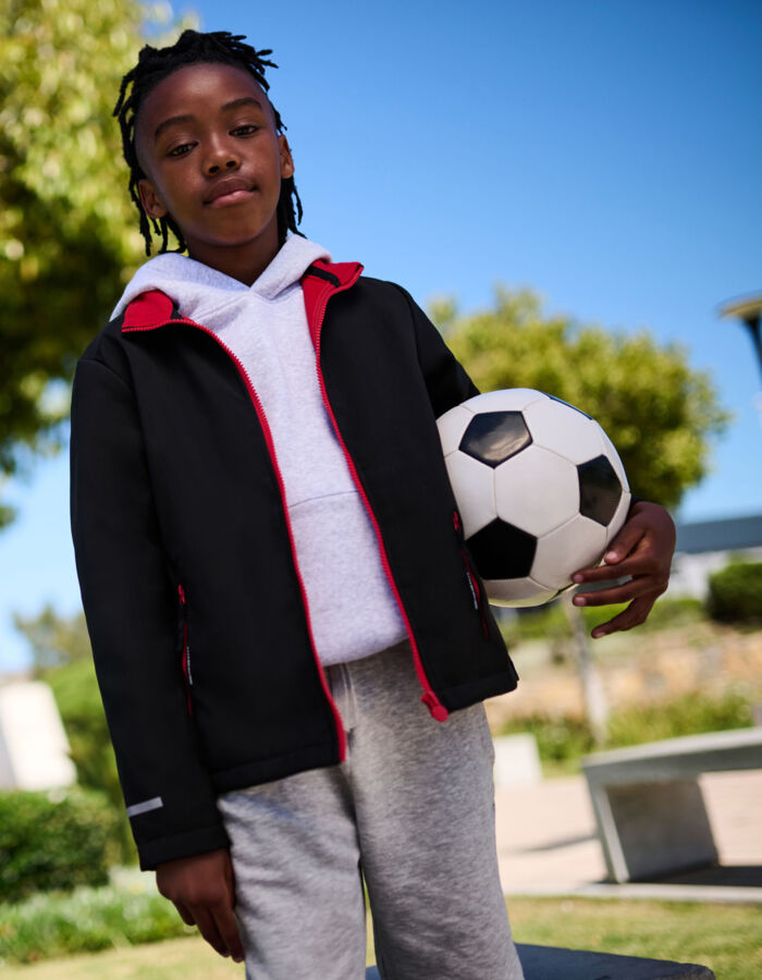 Regatta Junior Ablaze 2 Layer Softshell TRA732 Ablaze 2 Layer Softshell Thumbnail