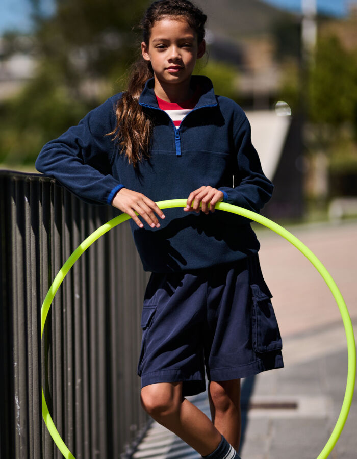 Regatta Junior Micro Fleece Half Zip TRF679 Micro Fleece Half Zip Thumbnail